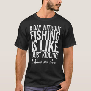 Vissen grappig geschenk t-shirt