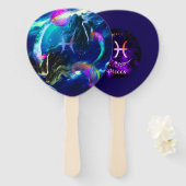 Vissen hand fan handwaaier (Voorkant en achterkant)