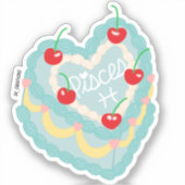 Vissen Harttaart Sticker (Voorkant)