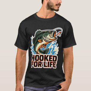 Vissen Hengel Amerikaanse Vlag Fis Cadeau Idee T-shirt