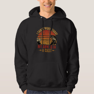 Vissen Ik Kan Werken Vandaag Mijn Arm Zit In Een G Hoodie