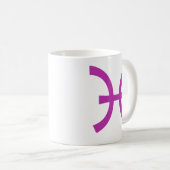 Vissen in het Paars Koffiemok (Voorkant rechts)