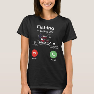 Vissen Is Jou Aan Het Roeien Vissen Vis Natuur Bui T-shirt