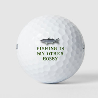 Vissen is mijn andere hobby Mullet Fish Golf Balls Golfballen
