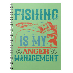 Vissen is mijn boosheid management notitieboek