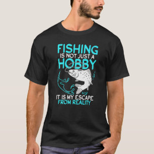 Vissen Is Mijn Ontsnapping Aan De Werkelijkheid Vi T-shirt