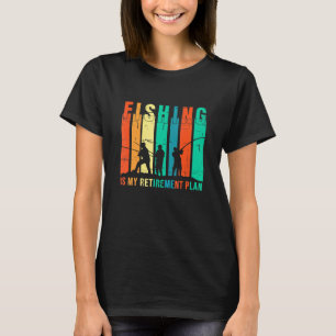 Vissen is mijn pensioenplan Gevist T-shirt