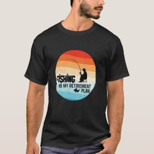 Vissen is mijn pensioenplan Papa Vissers gaan met T-shirt