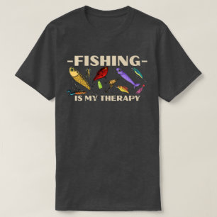 Vissen is mijn Therapie T-shirt