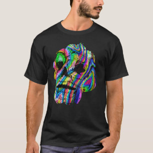 Vissen Karper Vis Schedel Tie Dye Karper Visser T-shirt