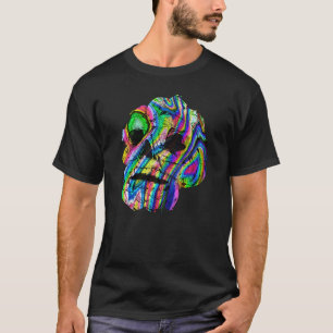 Vissen Karper Vis Schedel Tie Dye Karper Visser T-shirt