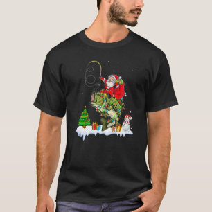 Vissen Kerstman Ridding Prettig VisKerst Pijama T-shirt