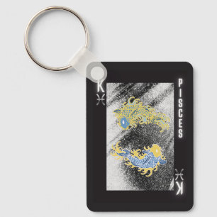 Vissen King Zodiac Sleutelhanger