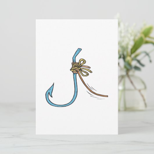 Vissen Knot Kaart (Staand voorkant)