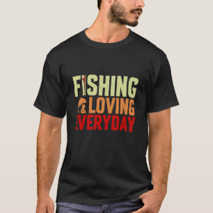 Vissen & Liefhebben Elke Dag - Angler Visser T-shirt