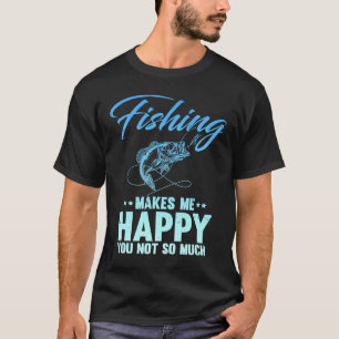 Vissen Maakt Me Gelukkig Jij Niet Zo Veel Kleding T-shirt