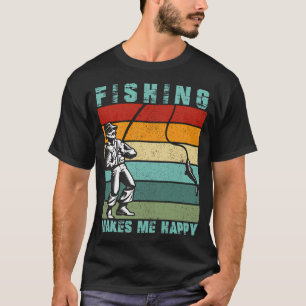 Vissen maakt me gelukkig t-shirt