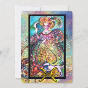 VISSEN, MAAN VROUW, TAROT ASTROLOGIE STERRENBEELD  KAART