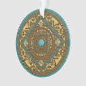 Vissen Mandala Acryl Ornament (voorkant)