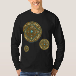 Vissen Mandala Donker Herenoverhemd T-shirt
