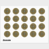 Vissen Mandala Sticker (Vel)