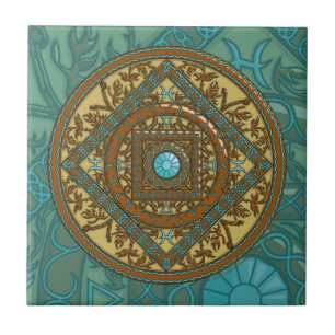 Vissen Mandala Tegel Tegeltje