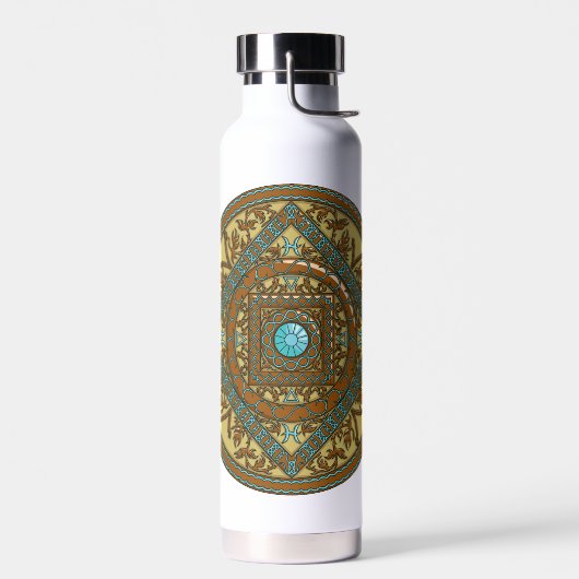 Vissen Mandala Waterfles (Links)