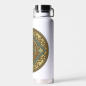 Vissen Mandala Waterfles (Achterkant)