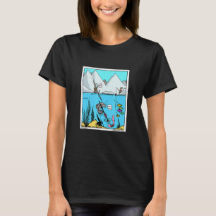 Vissen Met Metaaldetector Grappig Vissen Schat Hu T-shirt