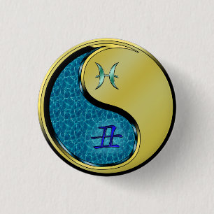 Vissen & Metaal Os Ronde Button 3,2 Cm