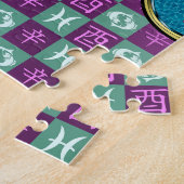 Vissen & Metalen Haan Legpuzzel (Zijkant)
