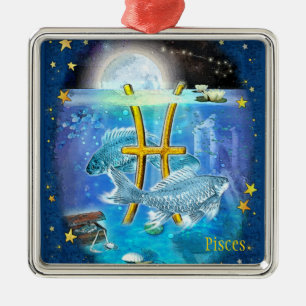 Vissen Metalen Ornament