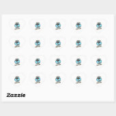 Vissen, minder piekeren hart sticker (Vel)