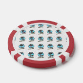 Vissen, Minder Zorgen Poker Chips (Enkel)