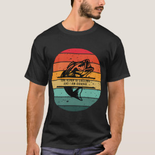 Vissen naar complimenten wit t-shirt