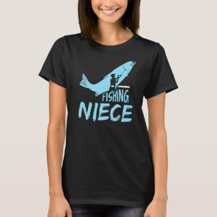 Vissen Niece Vis Visser Visser Hobbys T-shirt