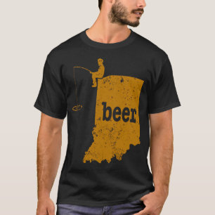 Vissen Nooit Falen Altijd Les Visser Geboren T-shirt