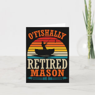 Vissen O'fishally Gepensioneerd Mason Kaart