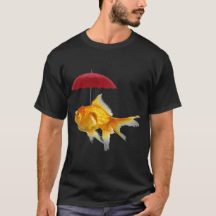 vissen paraplu's t-shirt