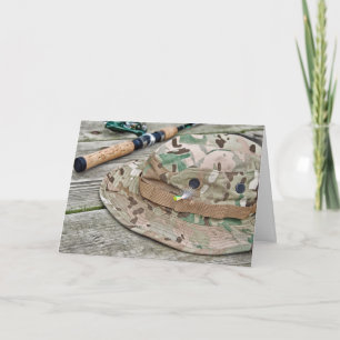 Vissen pet en paal Verjaardag Kaart