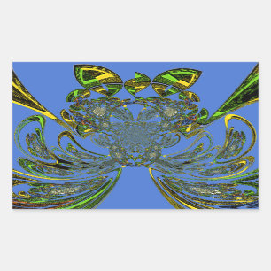 Vissen Rechthoekige Sticker