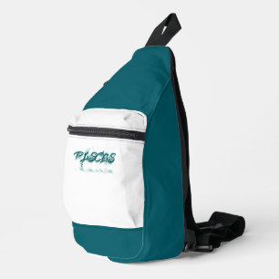 Vissen reflectie sling bag