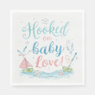 Vissen Rod Baby Reveal voor Gevist liefhebbers Servet
