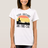 Vissen rond en ontdek het t-shirt (Voorkant)