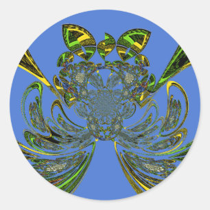 Vissen Ronde Sticker