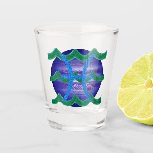 Vissen Shot Glas (Voorkant)
