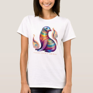 Vissen Spirit Animal Seal Alebrije Vrouw T-shirt