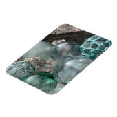 Vissen stapel glas magneet (Linkerzijde)