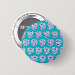 Vissen Sterrenbeeld Coquette Hart Verjaardagstaart Ronde Button 5,7 Cm
