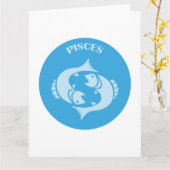 Vissen, sterrenbeeld, horoscoop, astrologie kaart (Gele Bloem)
